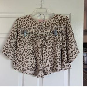 Pink Lilly Animal Print Lounge Set
